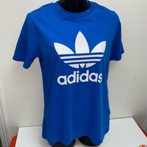 Adidas Blue Trefoil Tee